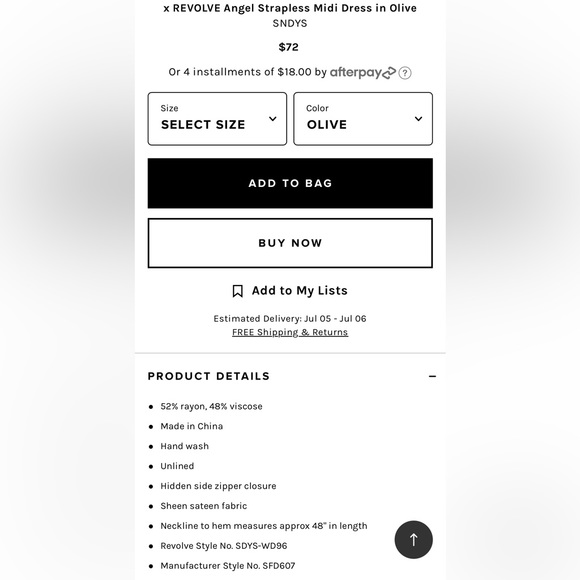 SNDYS SILKY STRAPLESS ANGEL TUBE MAXI DRESS PRINCESS POLLY CULT GAIA LULUS ASOS - Picture 3 of 7